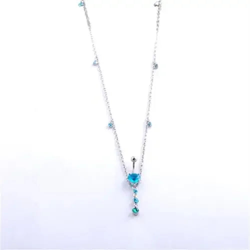 Butterfly Double Thin Waist Chain – Stainless Steel Belly Jewelry for Summer