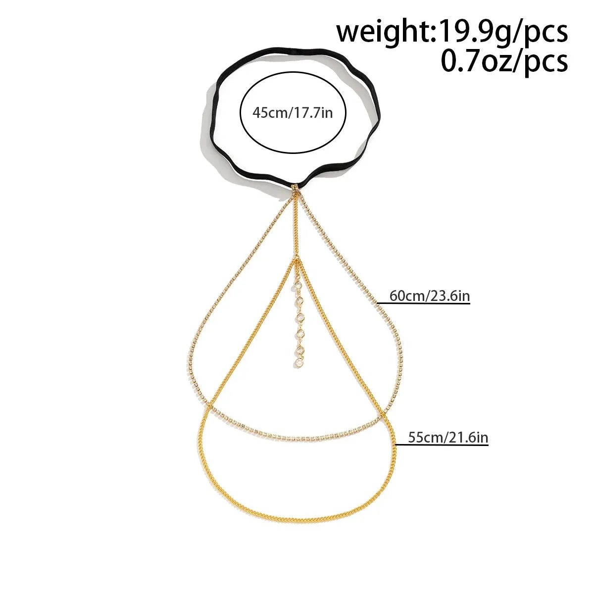 Crystal Tassel Thigh Chain – Sexy Multilayer Leg Jewelry for Women