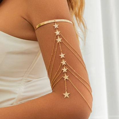 Boho Crystal Cuff Bangles – 17 Styles Arm Bracelets for Bridal, Goth & Party Looks