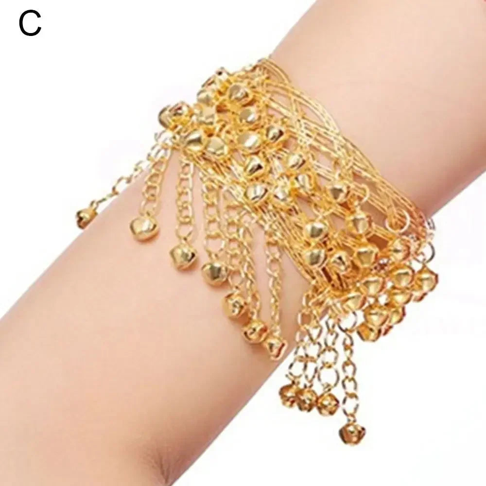 Boho Tassel Upper Arm Bracelet – Retro Geometric Metal Arm Cuff Jewelry