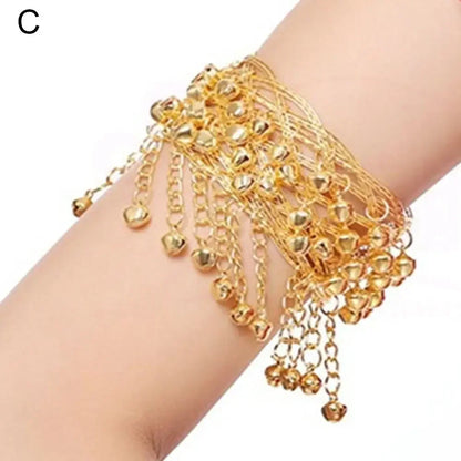 Boho Tassel Upper Arm Bracelet – Retro Geometric Metal Arm Cuff Jewelry
