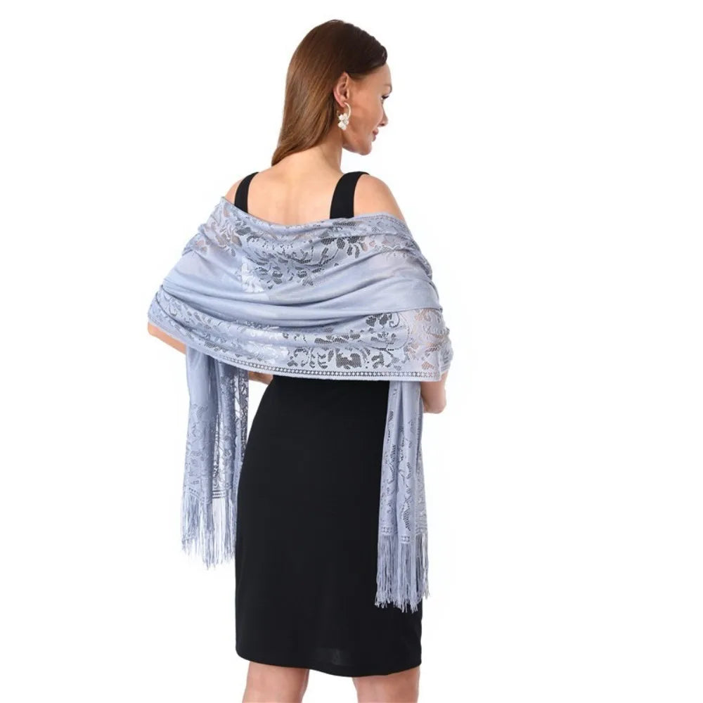 Vintage Tassel Patchwork V-Neck Cardigan – Women’s Shawl, Capelet, and Fringed Scarf