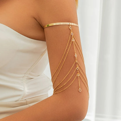 Boho Crystal Cuff Bangles – 17 Styles Arm Bracelets for Bridal, Goth & Party Looks