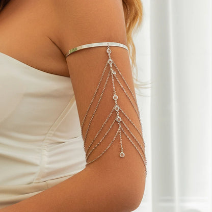Boho Crystal Cuff Bangles – 17 Styles Arm Bracelets for Bridal, Goth & Party Looks