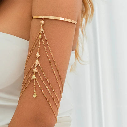 Boho Crystal Cuff Bangles – 17 Styles Arm Bracelets for Bridal, Goth & Party Looks