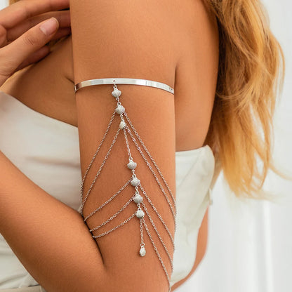 Boho Crystal Cuff Bangles – 17 Styles Arm Bracelets for Bridal, Goth & Party Looks