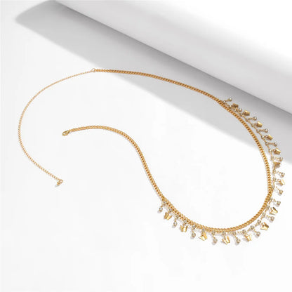 Y2K Rhinestone Star Belly Chain – Tassel Waist Jewelry for Women & Raves