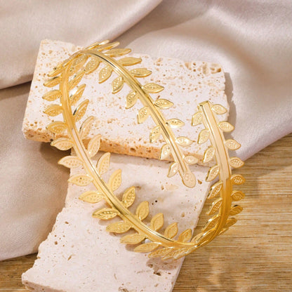 6-Piece Adjustable Upper Arm Bracelet Set – Silver & Gold Bangles for Women