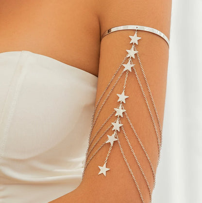 Boho Crystal Cuff Bangles – 17 Styles Arm Bracelets for Bridal, Goth & Party Looks